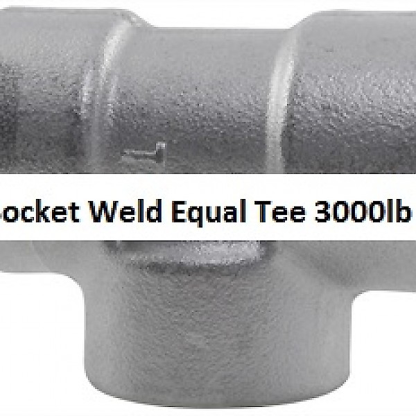 Socket Weld Equal Tee 3000lb