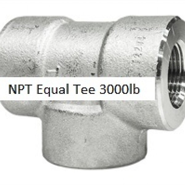 NPT Equal Tee 3000lb